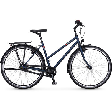 Bicicleta de viaje VSF FAHRRADMANUFAKTUR T-300 TRAPEZ Nexus 8V / Zapatas hidráulicas Magura HS22 Mujer Azul 2019 0